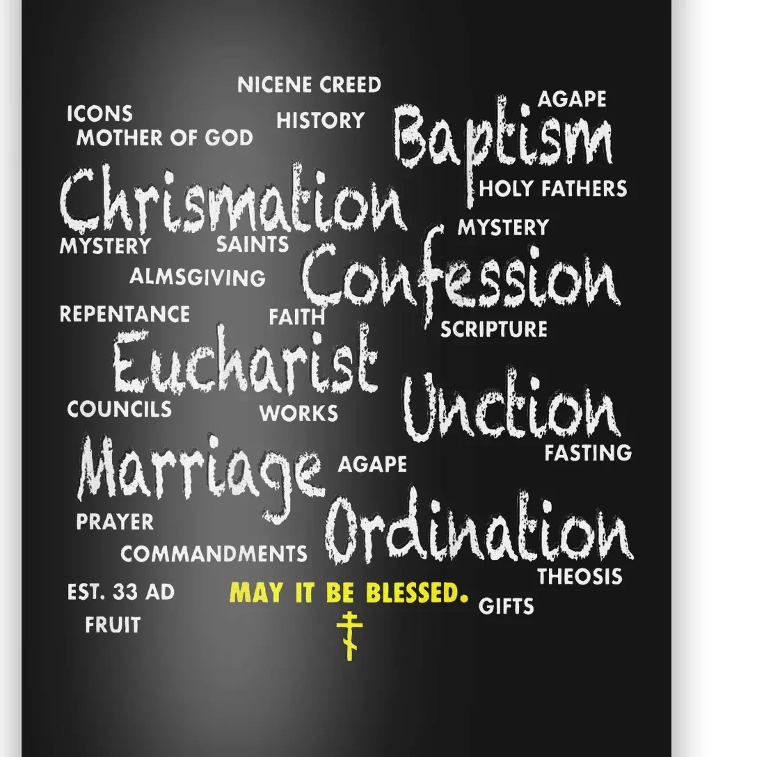 Two Sided Orthodox Life Reflection Poster