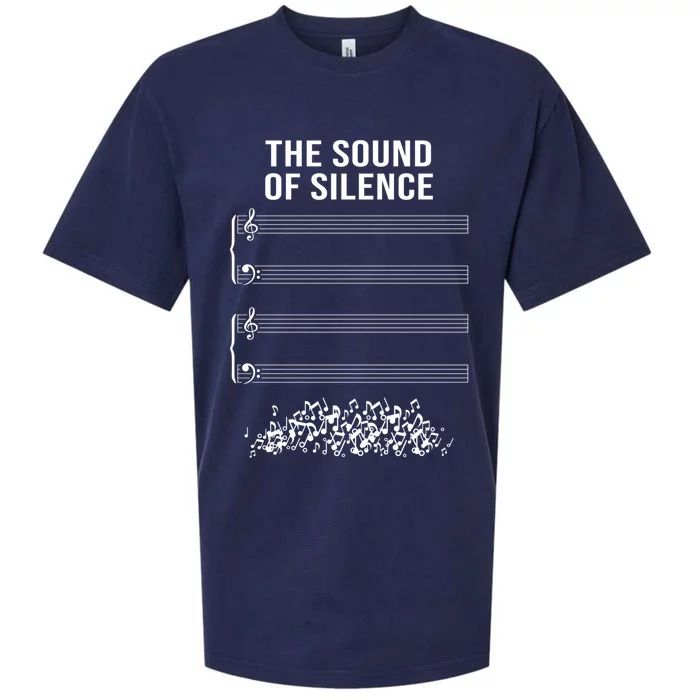 The Sound Of Silence I For Marching Band Or Orchestra Funny Gift Sueded Cloud Jersey T-Shirt