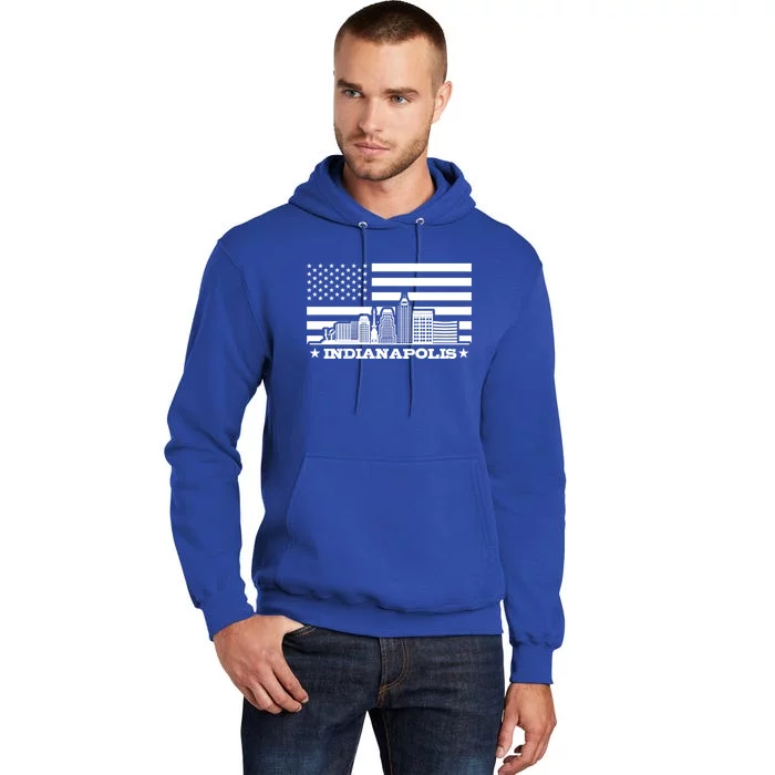 The Skyline Of Indianapolis Gift Tall Hoodie