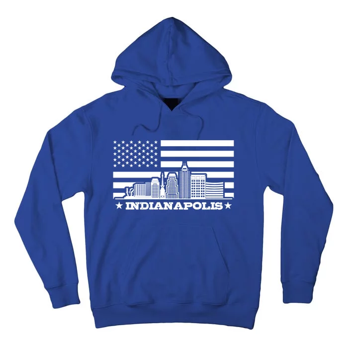 The Skyline Of Indianapolis Gift Tall Hoodie