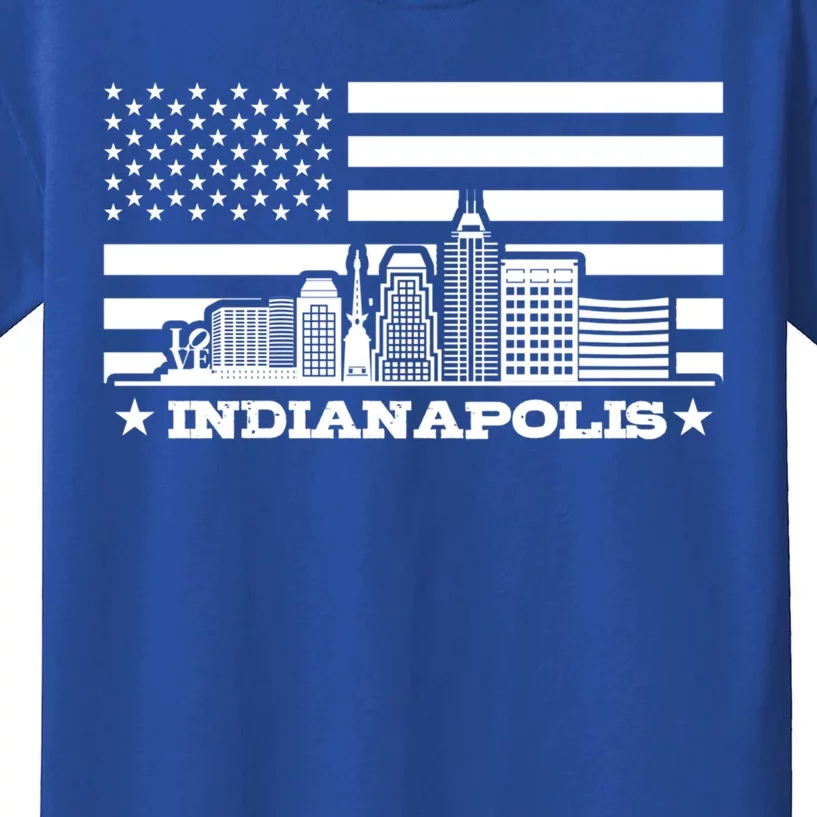 The Skyline Of Indianapolis Gift Kids T-Shirt