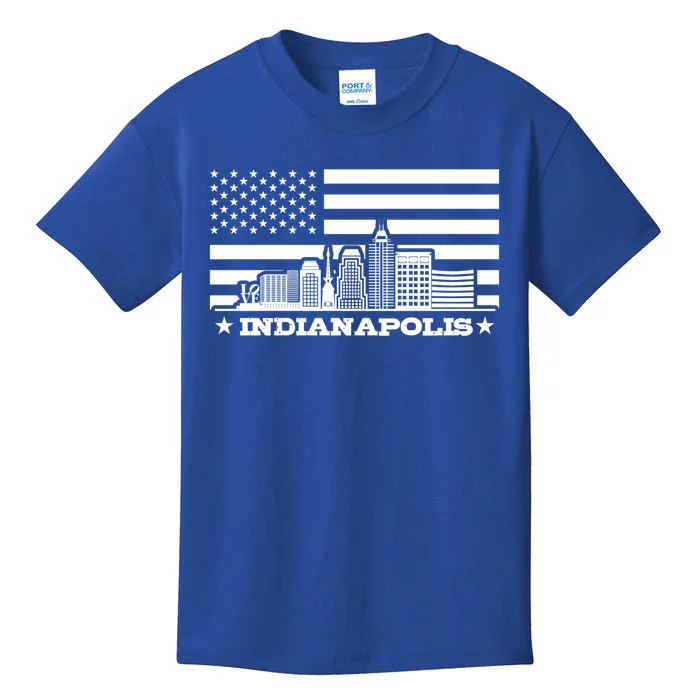 The Skyline Of Indianapolis Gift Kids T-Shirt