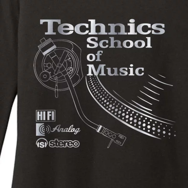 Technics School Of Music Womens CVC Long Sleeve Shirt