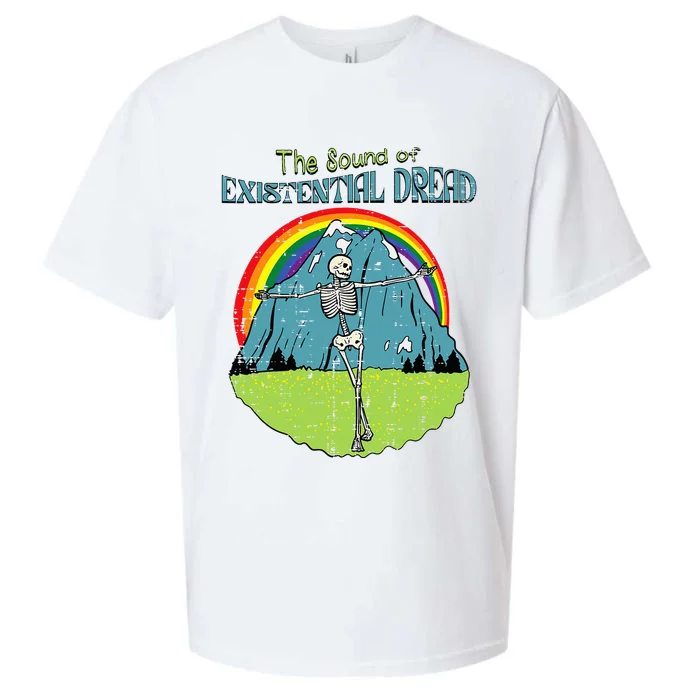 The Sound Of Existential Dread Skeleton Fun Retro Sueded Cloud Jersey T-Shirt