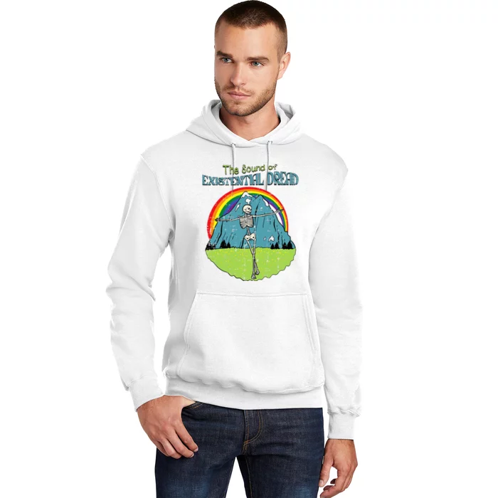 The Sound Of Existential Dread Skeleton Fun Retro Hoodie