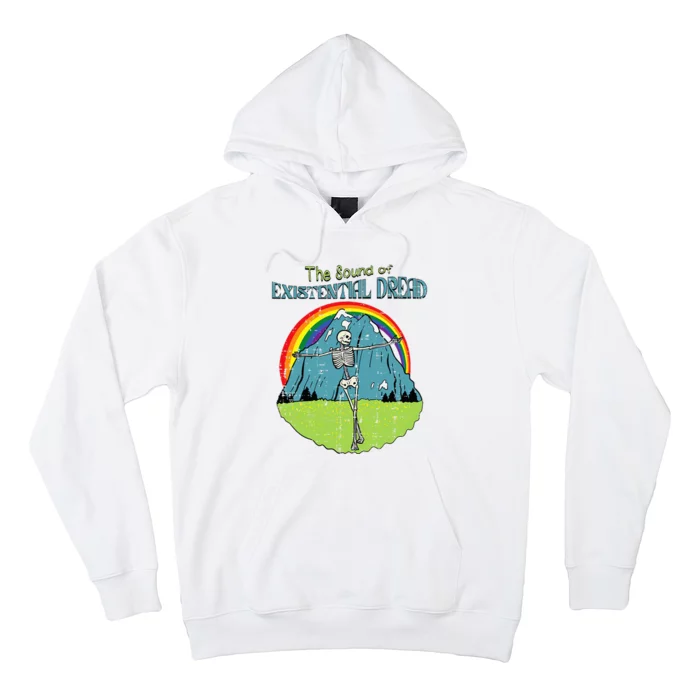 The Sound Of Existential Dread Skeleton Fun Retro Hoodie