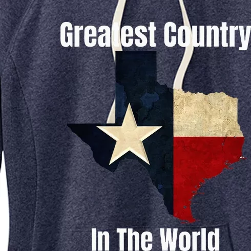 The State Of Texas Is The Greatest Country In The World Women's Fleece Hoodie