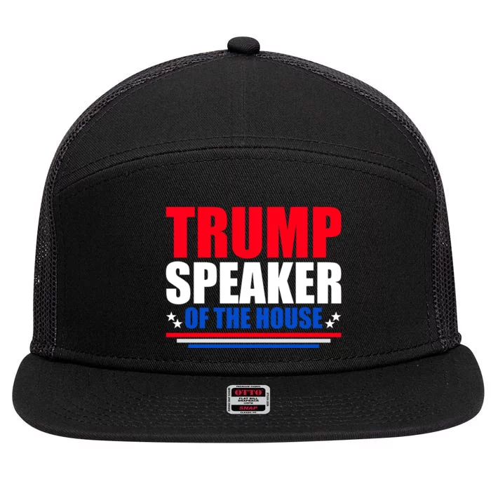 Trump Speaker Of The House 7 Panel Mesh Trucker Snapback Hat