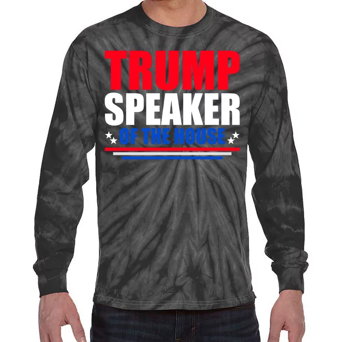 Trump Speaker Of The House Tie-Dye Long Sleeve Shirt