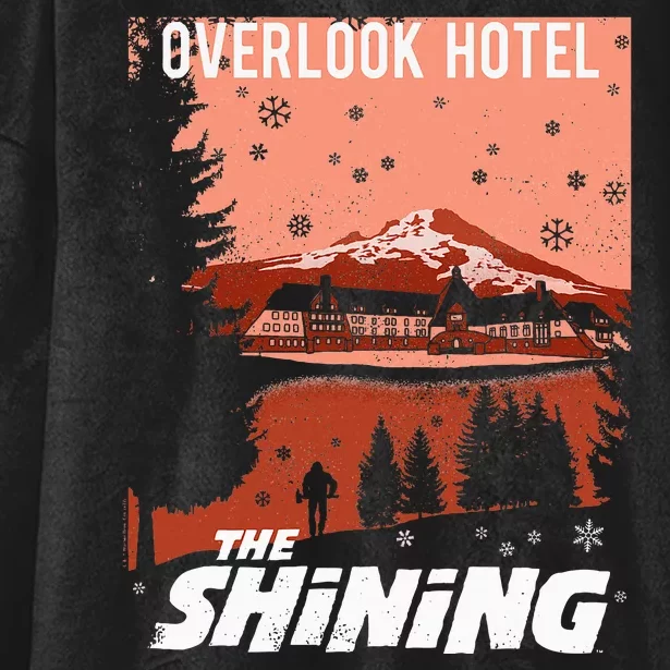 The Shining Overlook Ad Hooded Wearable Blanket