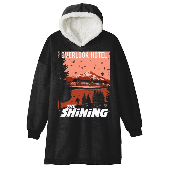 The Shining Overlook Ad Hooded Wearable Blanket