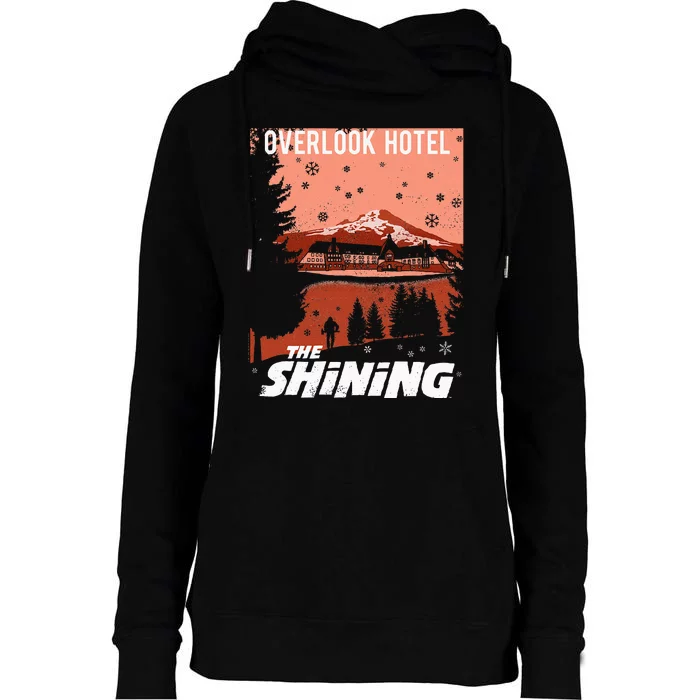 The Shining Overlook Ad Womens Funnel Neck Pullover Hood