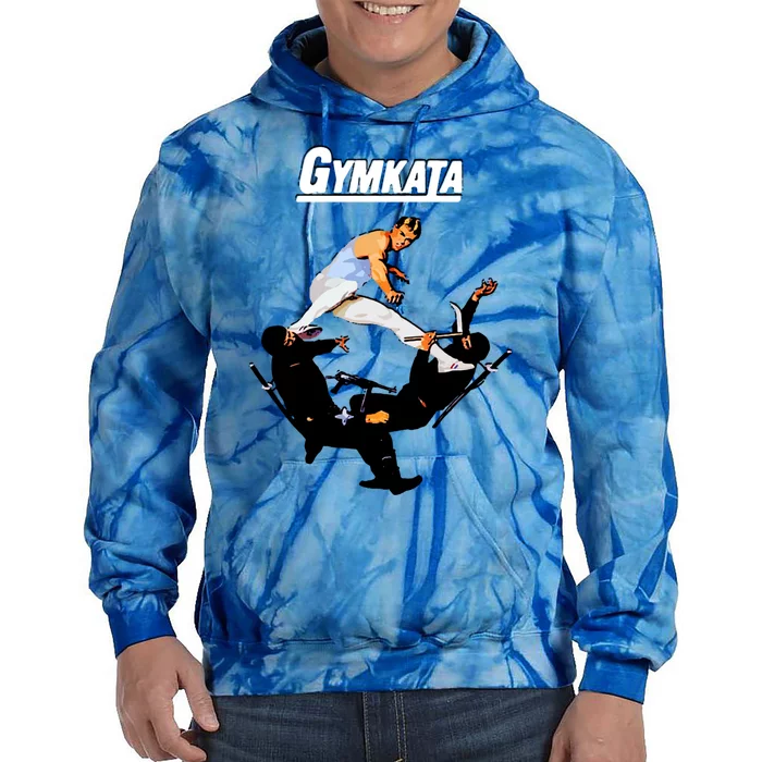 The Skill Of Gymnastics The Kill Of Karate. Tie Dye Hoodie