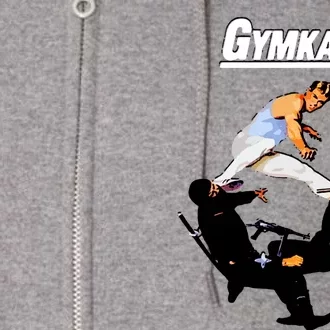 The Skill Of Gymnastics The Kill Of Karate. Full Zip Hoodie