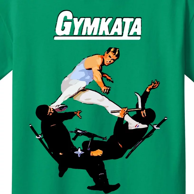 The Skill Of Gymnastics The Kill Of Karate. Kids T-Shirt