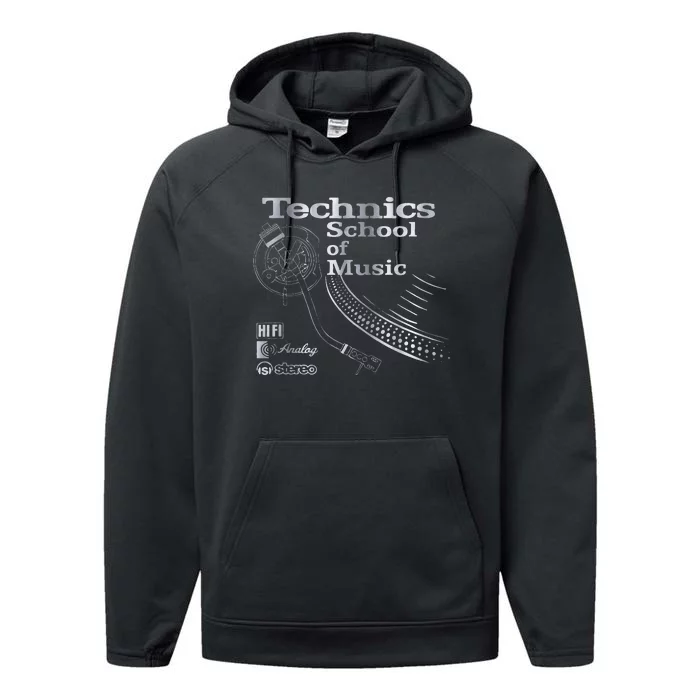 Technics School Of Music Performance Fleece Hoodie