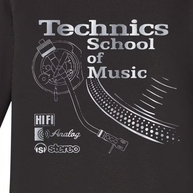 Technics School Of Music Baby Long Sleeve Bodysuit