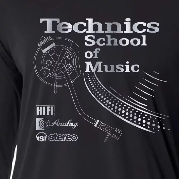 Technics School Of Music Cooling Performance Long Sleeve Crew