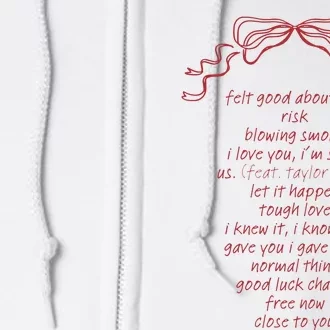 The Secret Of Us Tracklist Hoodie Gracie Abrams Full Zip Hoodie