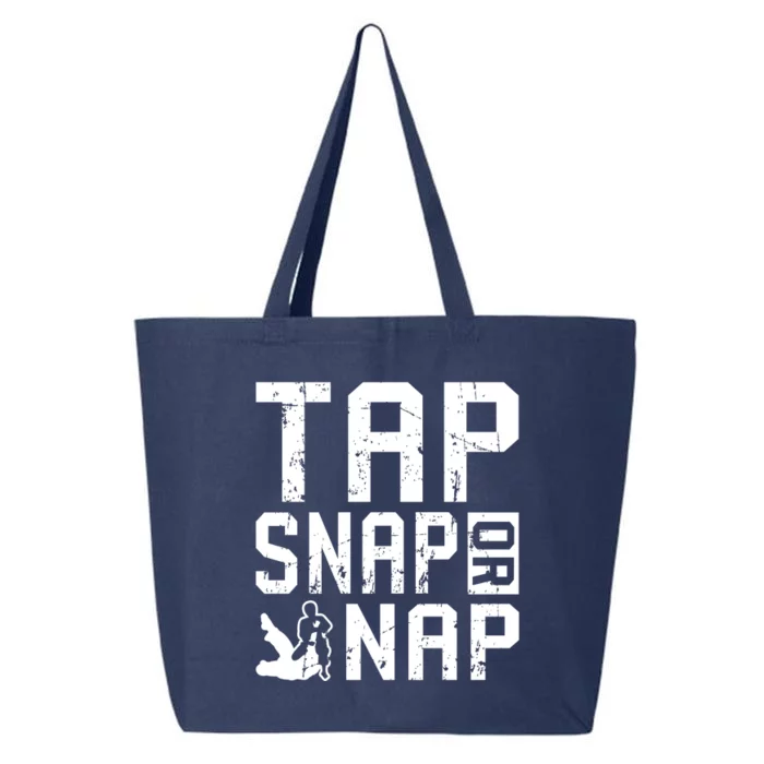 Tap Snap Or Nap Jiu Jitsu Hoodie Brazilian BJJ Gifts 25L Jumbo Tote