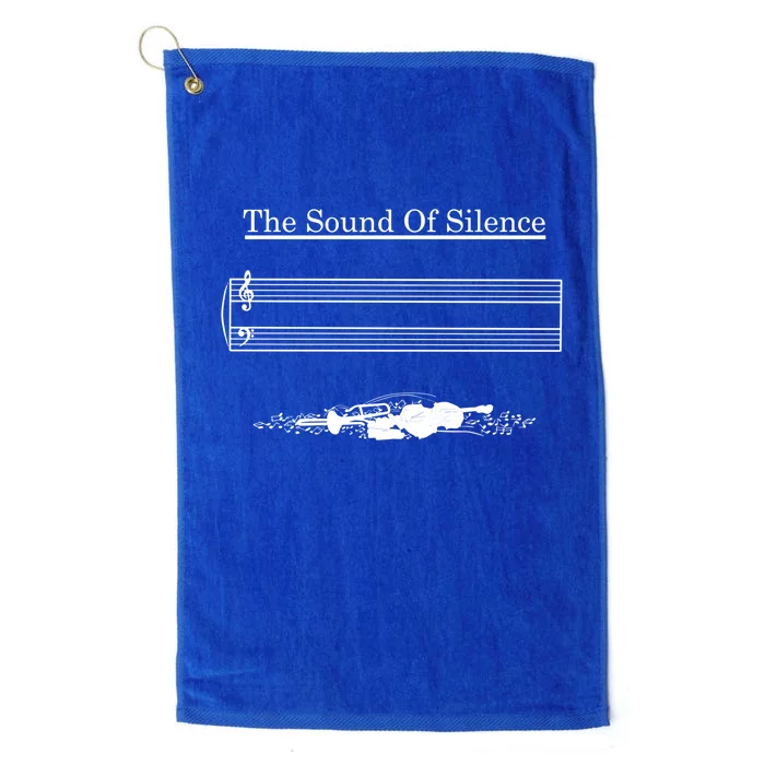 The Sound Of Silence Gift Platinum Collection Golf Towel