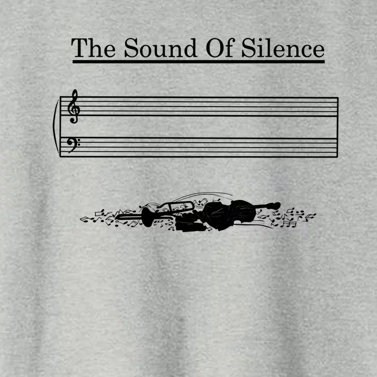 The Sound Of Silence Gift Women's Crop Top Tee