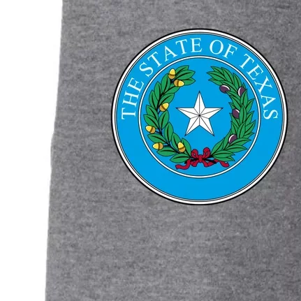 The State Of Texas Seal Doggie 3-End Fleece Hoodie