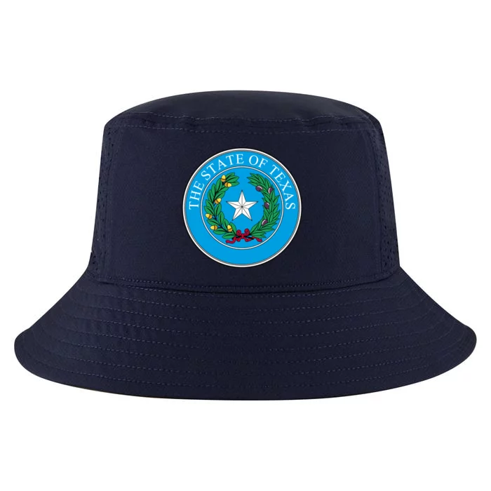 The State Of Texas Seal Cool Comfort Performance Bucket Hat