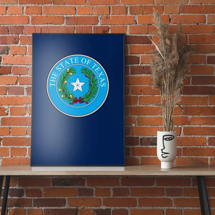 The State Of Texas Seal Poster