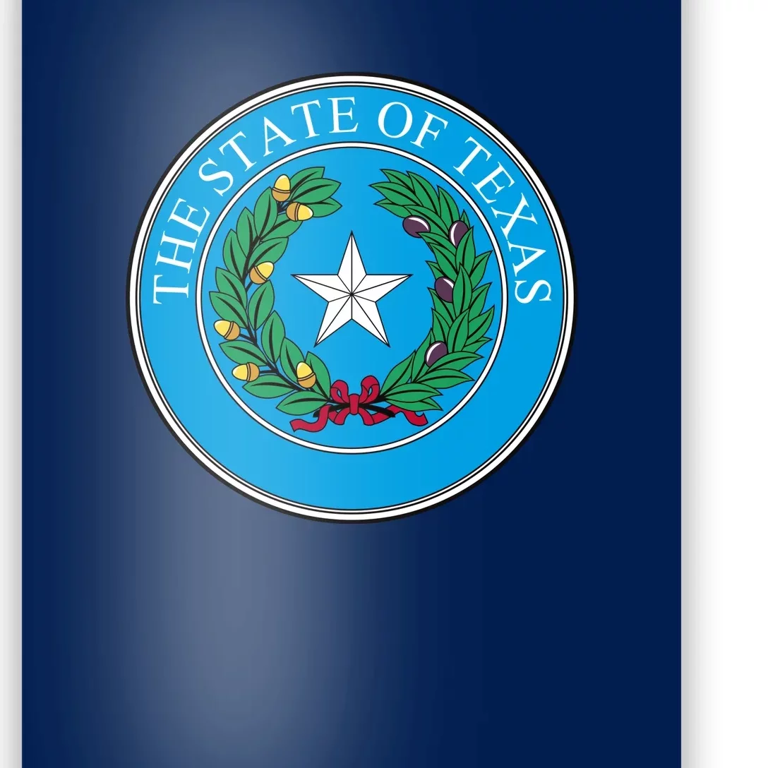 The State Of Texas Seal Poster