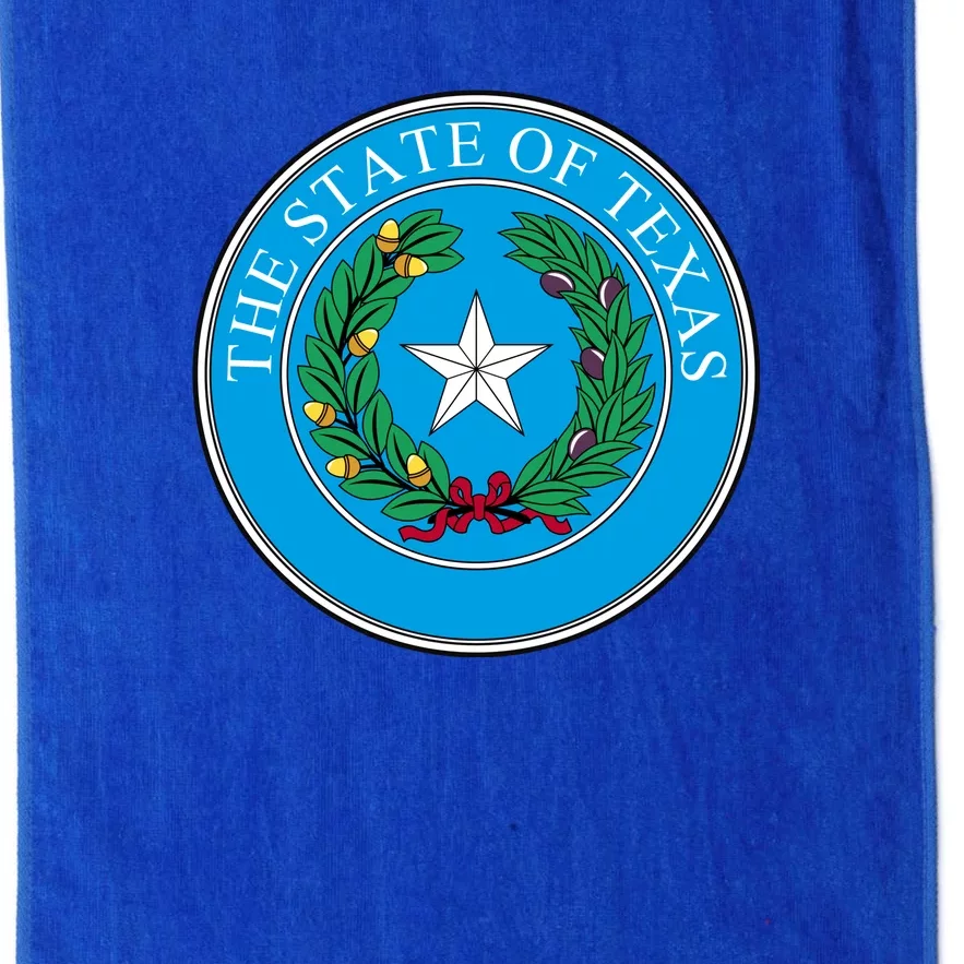 The State Of Texas Seal Platinum Collection Golf Towel