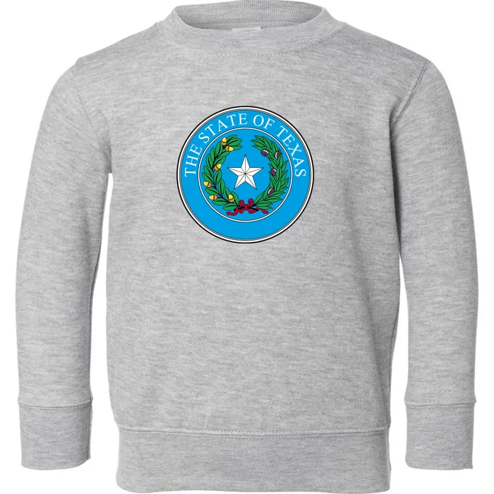 The State Of Texas Seal Toddler Sweatshirt