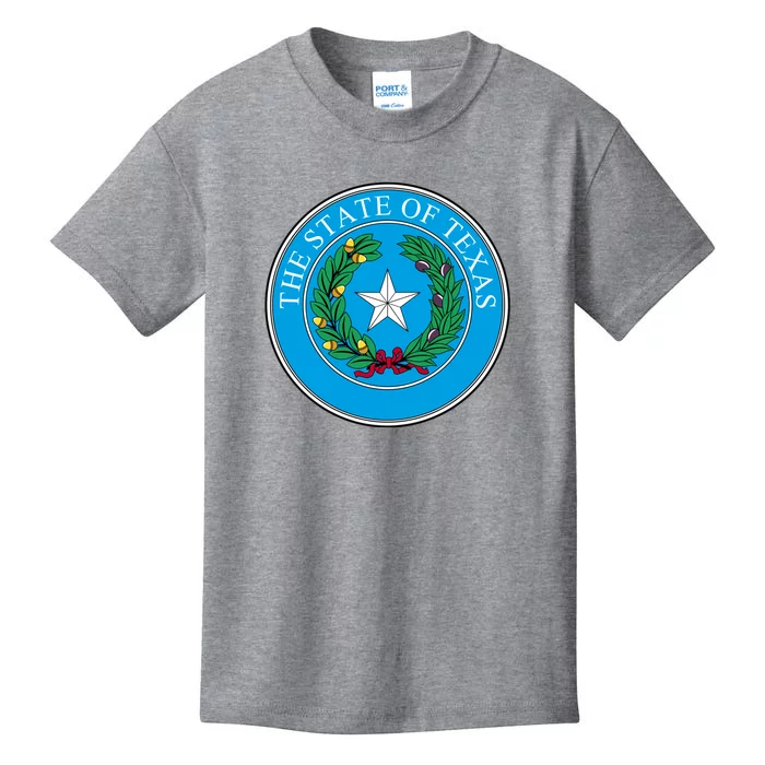 The State Of Texas Seal Kids T-Shirt