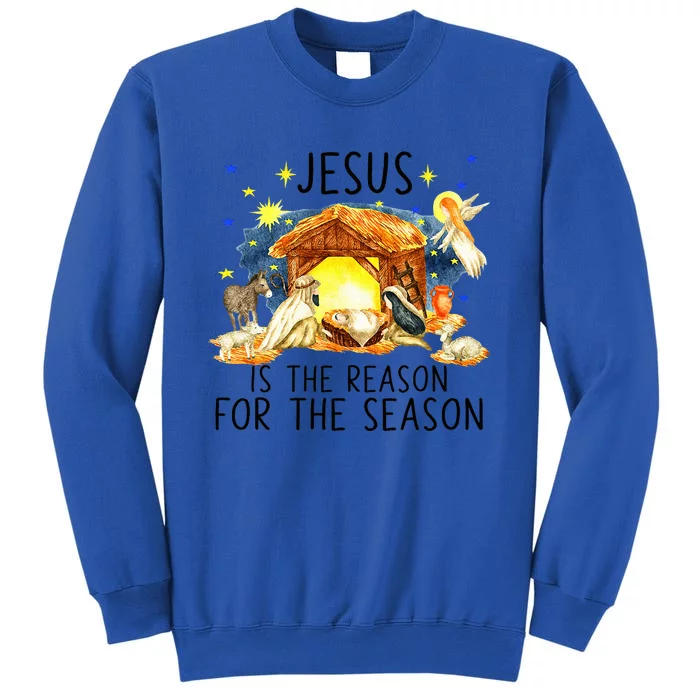 True Story of Jesus Birth Christmas Nativity Catholic Xmas Tall Sweatshirt