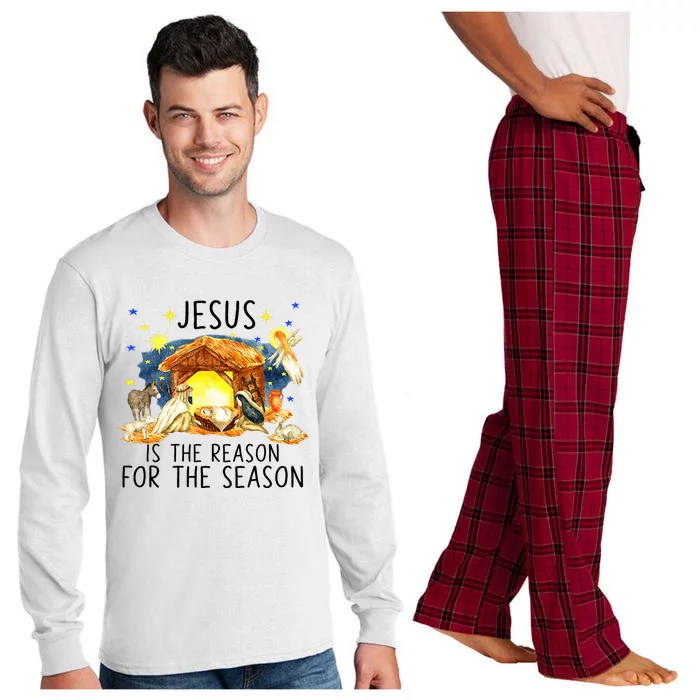 True Story of Jesus Birth Christmas Nativity Catholic Xmas Long Sleeve Pajama Set