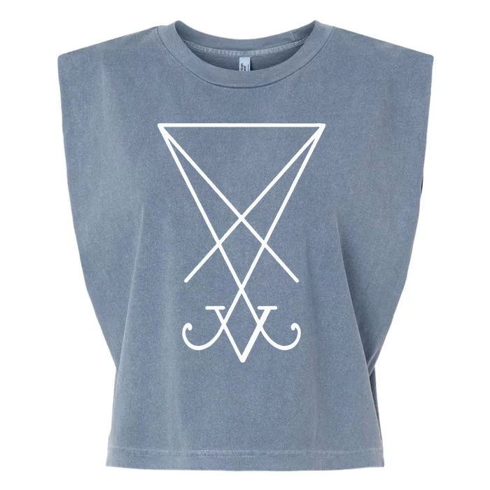 The Sigil Of Lucifer Garment-Dyed Women's Muscle Tee