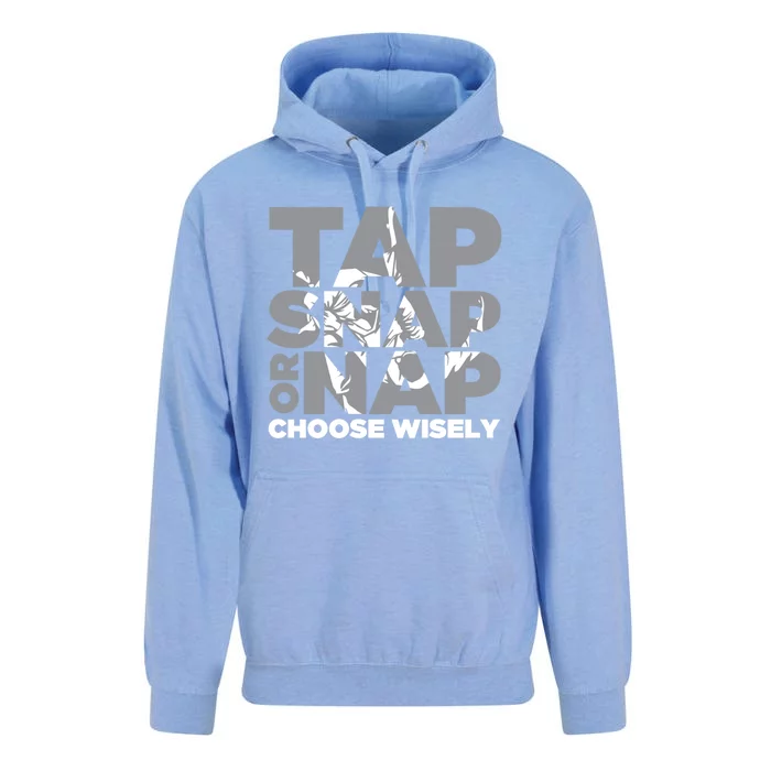 Tap Snap Or Nap Brazillian Jiu Jitsu Bjj Gift Unisex Surf Hoodie