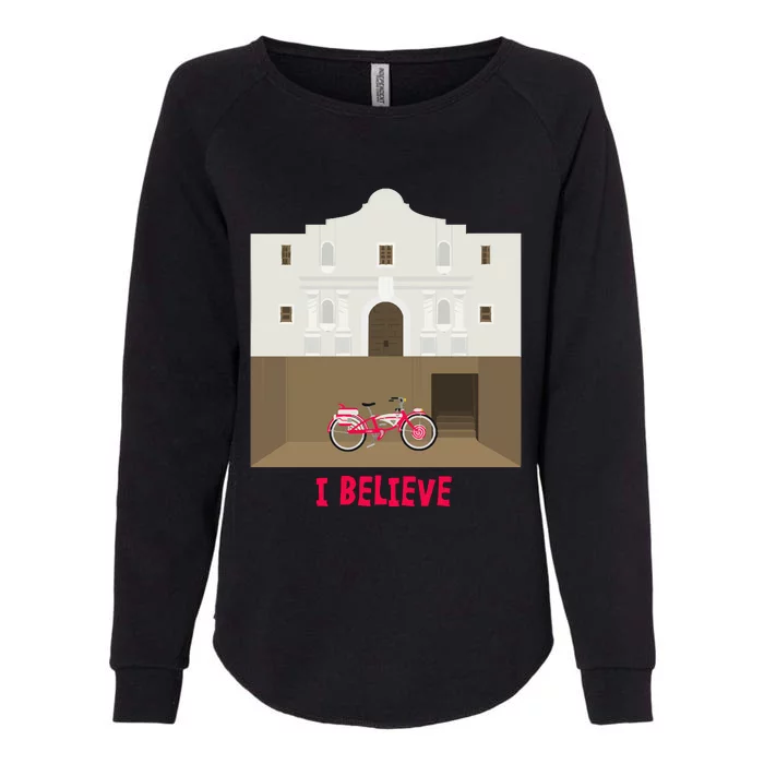 The Secret Of The Alamo Womens California Wash Sweatshirt