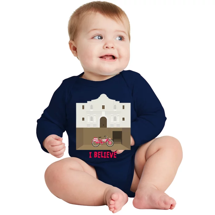 The Secret Of The Alamo Baby Long Sleeve Bodysuit