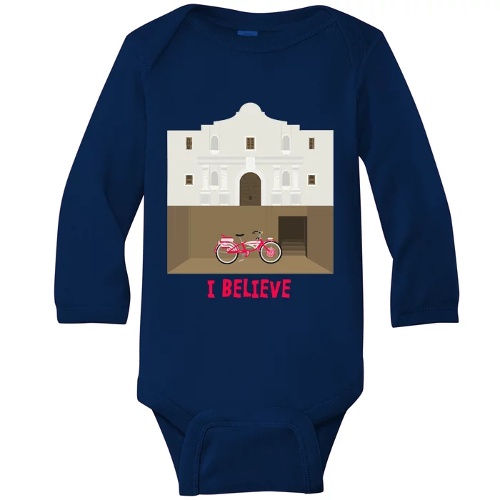 The Secret Of The Alamo Baby Long Sleeve Bodysuit