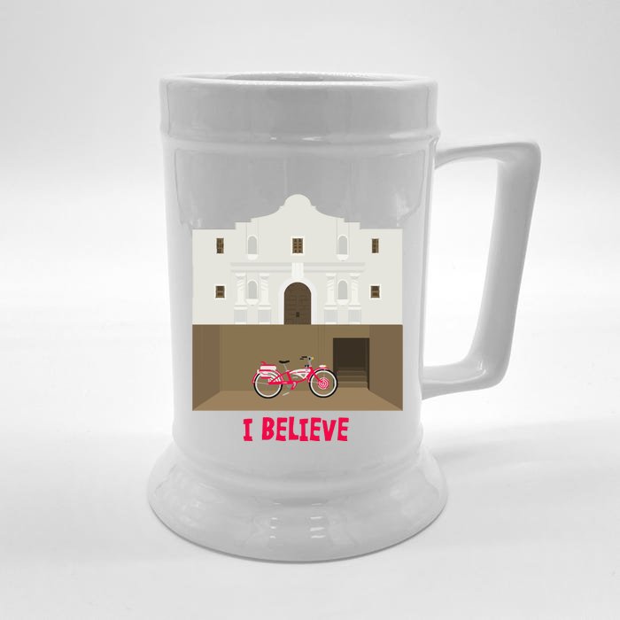 The Secret Of The Alamo Front & Back Beer Stein