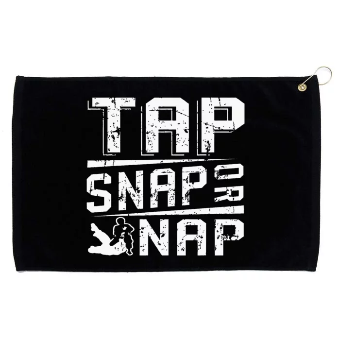 Tap Snap Or Nap Jiu Jitsu Brazilian Bjj Grommeted Golf Towel