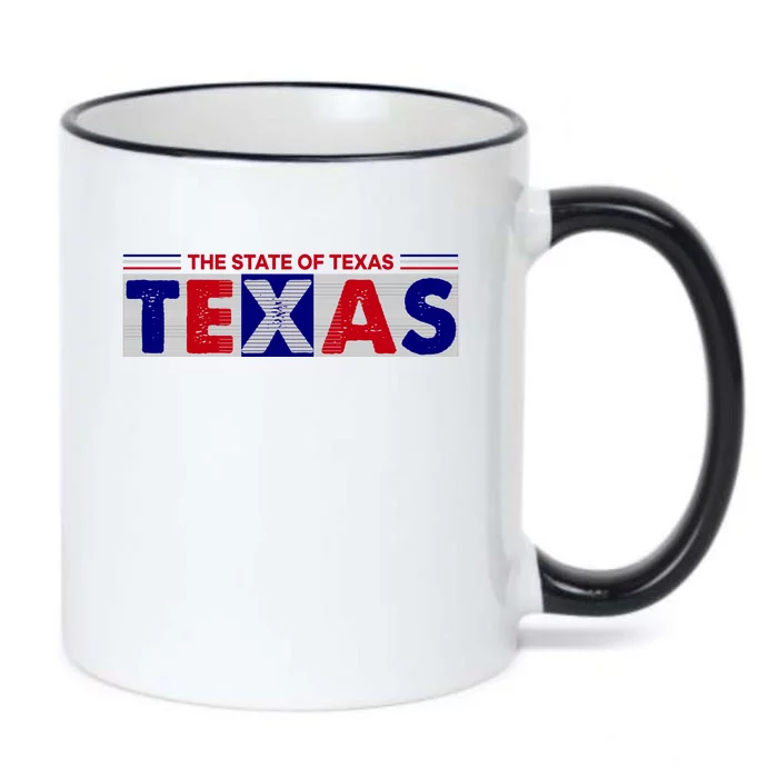 The State Of Texas Logo Black Color Changing Mug