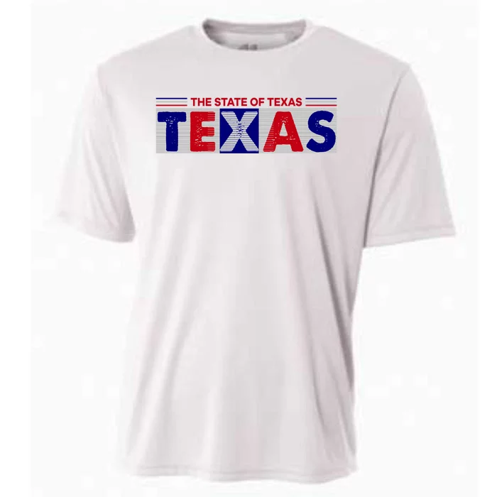 The State Of Texas Logo Cooling Performance Crew T-Shirt