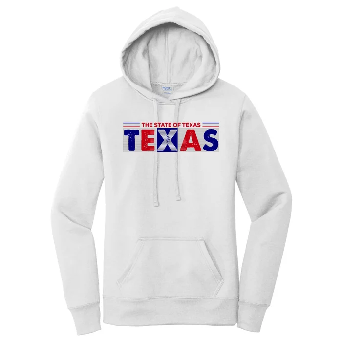 The State Of Texas Logo Women's Pullover Hoodie