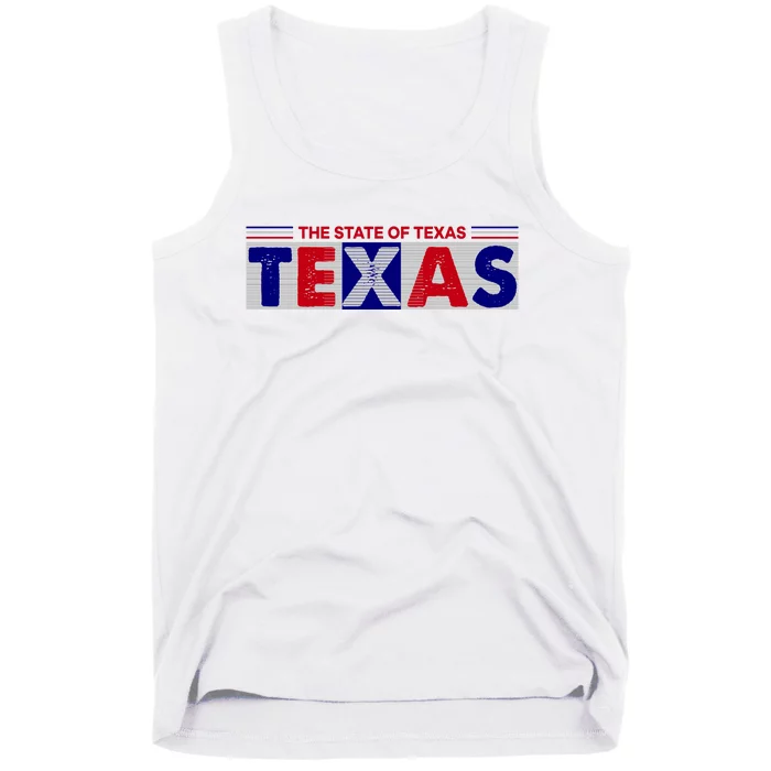 The State Of Texas Logo Tank Top