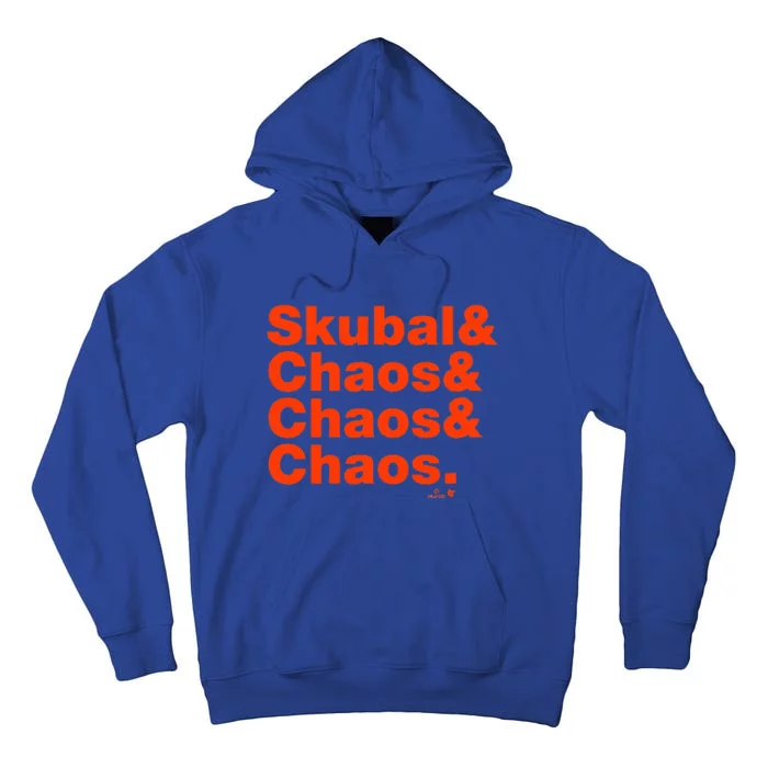 Tarik Skubal & Pitching Chaos Detroit Baseball Tall Hoodie