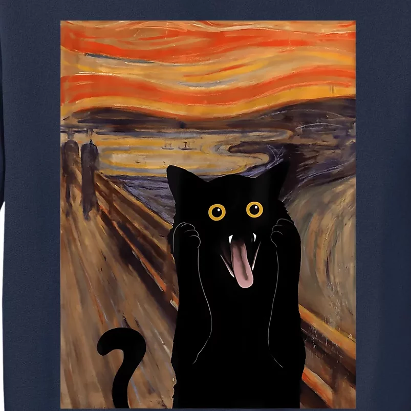 The Scream Picture Munch Cats Mice Parody Sweatshirt