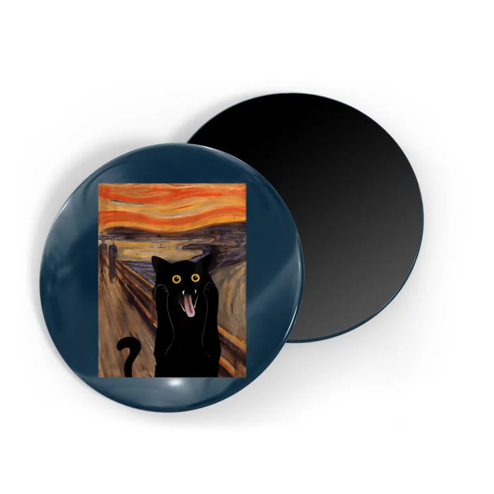 The Scream Picture Munch Cats Mice Parody Magnet