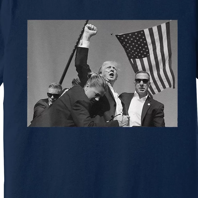 Trump Shot Pennsylvania 14th July Rally Shot Legend Usa 2024 Premium T-Shirt